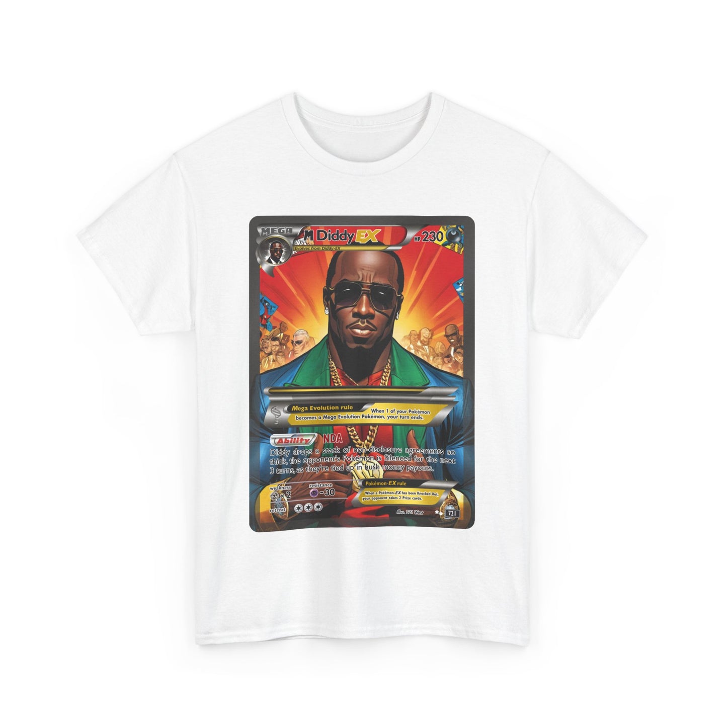 DC2 - Mega Diddy EX Full Art Card Tee 721 West DC2 - Mega Diddy EX Full Art Card Tee 721 West